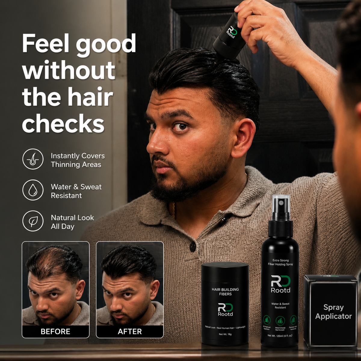 Rootd™ Hair Fiber Method - Full Kit