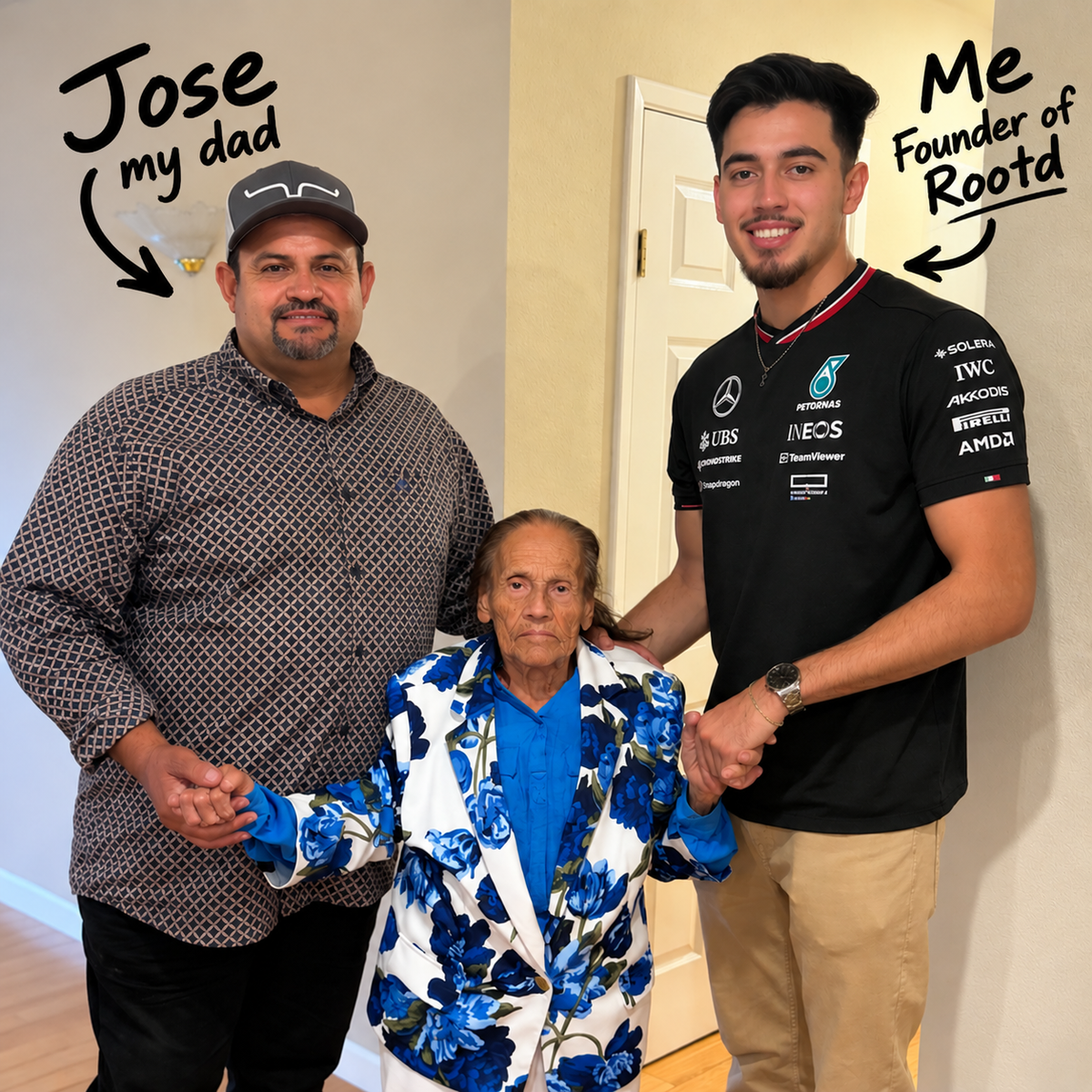 A man enjoying time with the people who matter